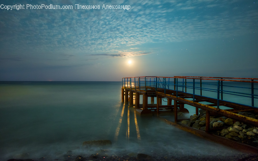 Dock, Pier, Chair, Furniture, Boardwalk