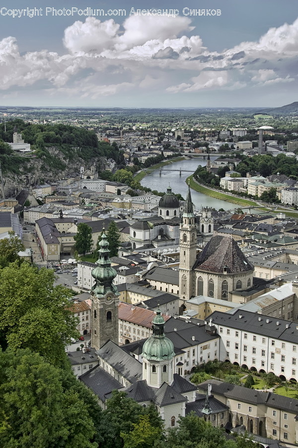 Architecture, Building, Castle, City, Town