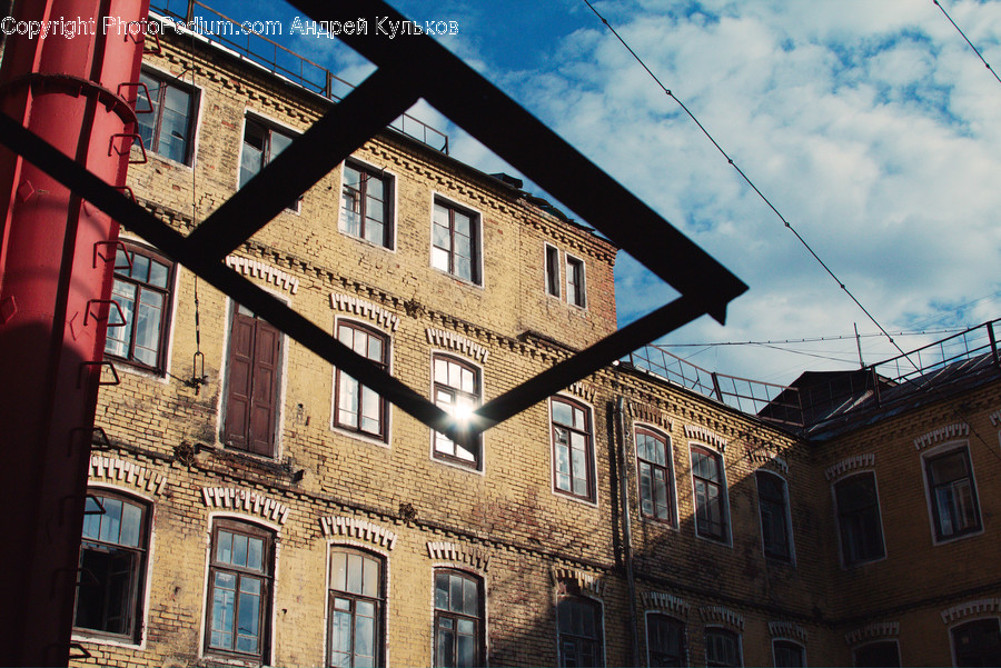 Brick, Apartment Building, Building, City, High Rise