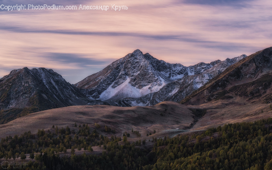 Crest, Mountain, Mountain Range, Nature, Outdoors
