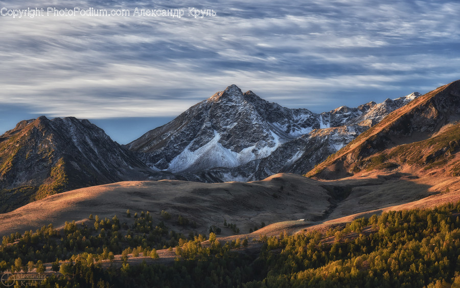 Crest, Mountain, Mountain Range, Nature, Outdoors