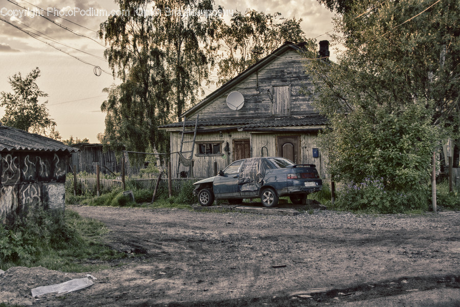 Building, Cottage, House, Housing, Automobile
