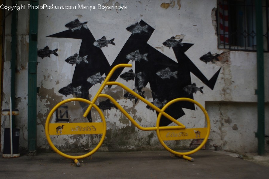 Bicycle, Bike, Transportation, Vehicle, Wall