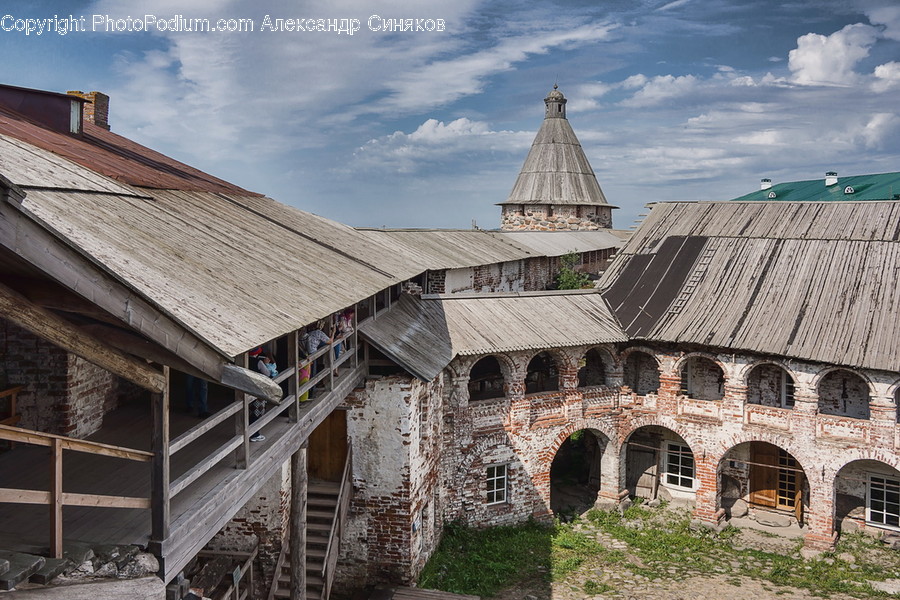 Architecture, Building, Housing, Monastery, Roof