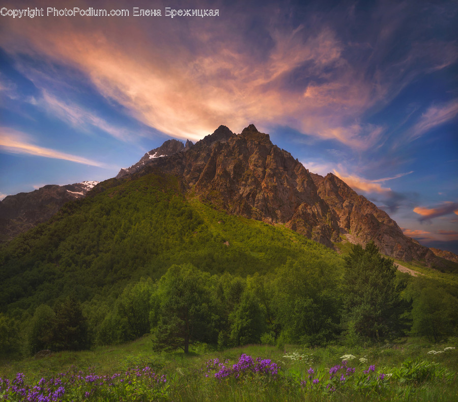 Mountain, Mountain Range, Nature, Outdoors, Peak