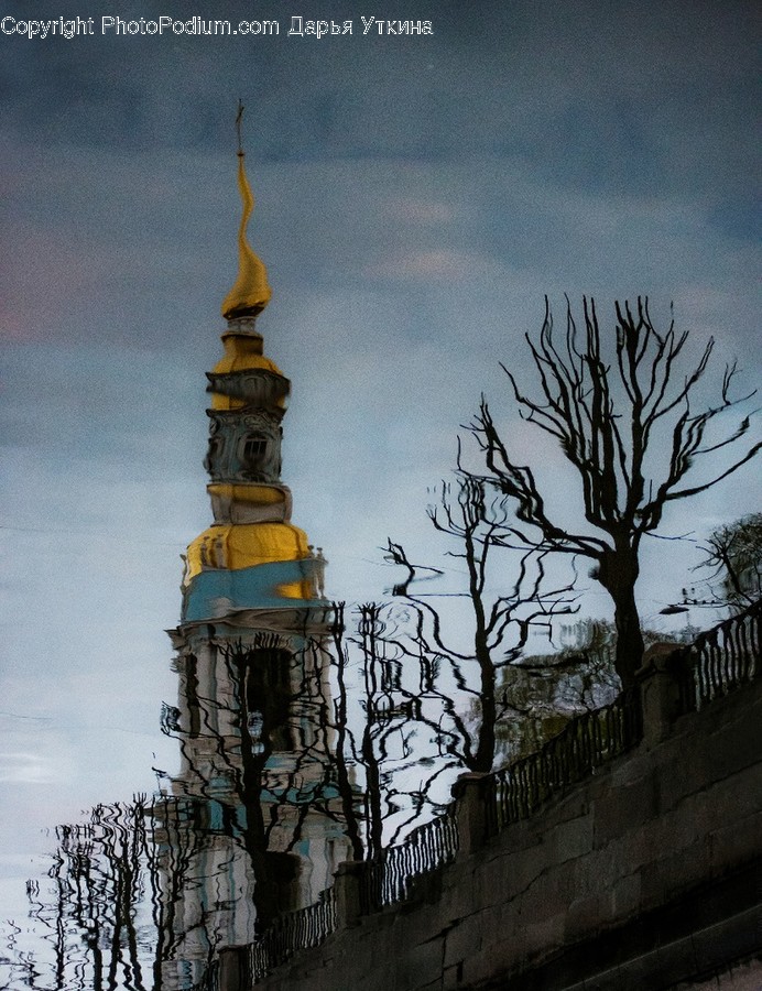 Architecture, Bell Tower, Building, Tower, Flora