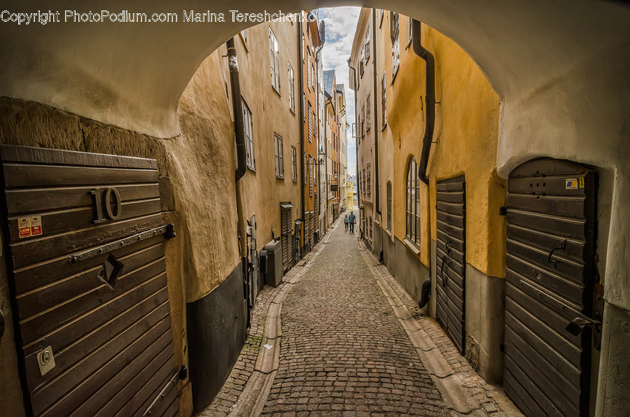 Crypt, Building, Bunker, Corridor, Alley
