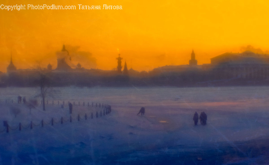 Dawn, Dusk, Nature, Outdoors, Red Sky