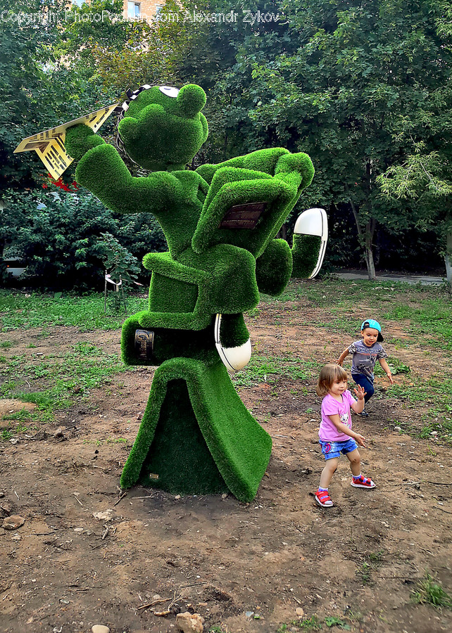 Human, People, Person, Inflatable, Flora