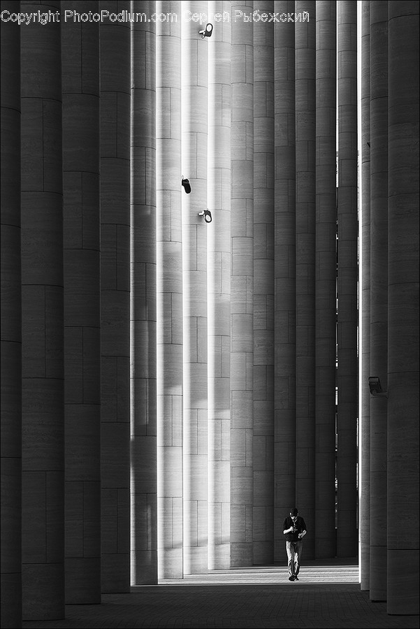 Architecture, Building, Column, Pillar, City
