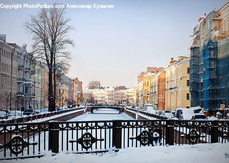 Bench, City, Downtown, Building, Housing, Metropolis, Urban
