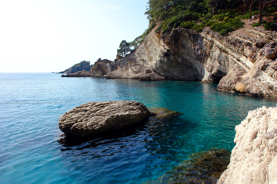 Promontory, Cliff, Outdoors, Cave, Coast