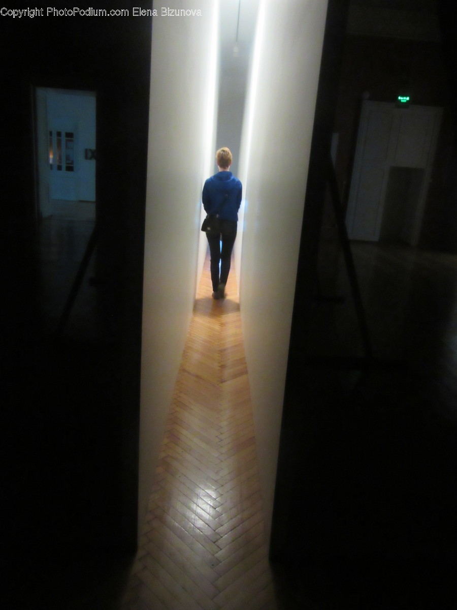 Corridor, Light, Flooring, Banister, Handrail