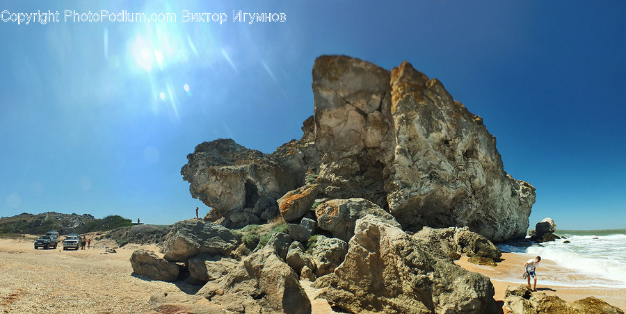 Cliff, Outdoors, Rock, Crest, Mountain