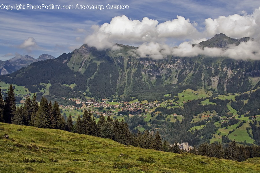 Mountain, Mountain Range, Nature, Outdoors, Peak