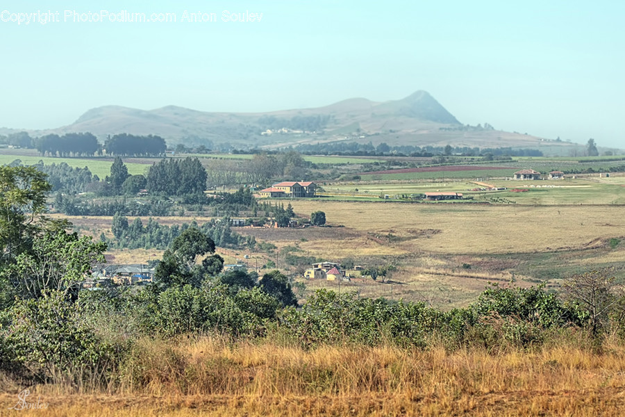 Field, Grassland, Outdoors, Countryside, Hill