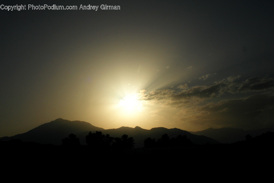 Outdoors, Sky, Sun, Sunlight, Dawn