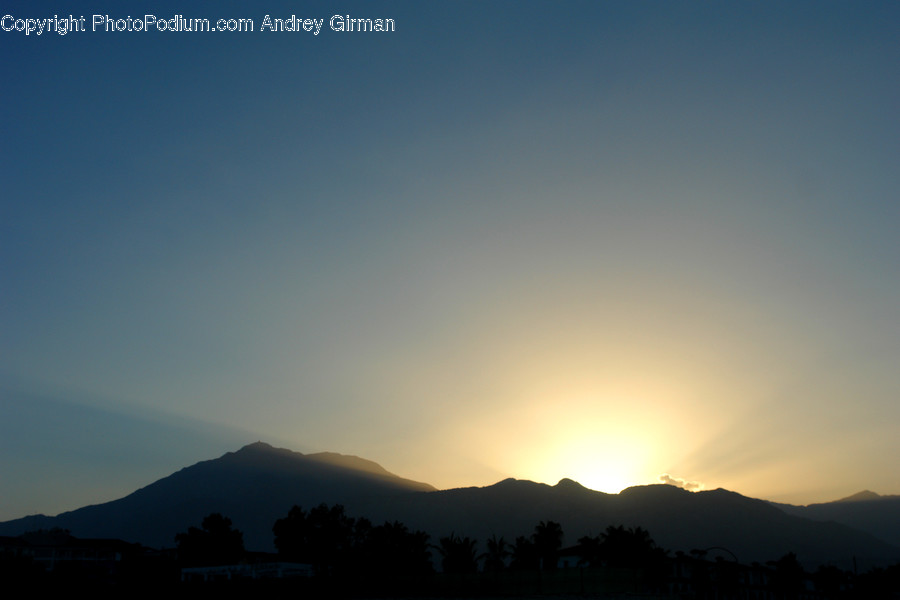 Dawn, Dusk, Nature, Outdoors, Red Sky