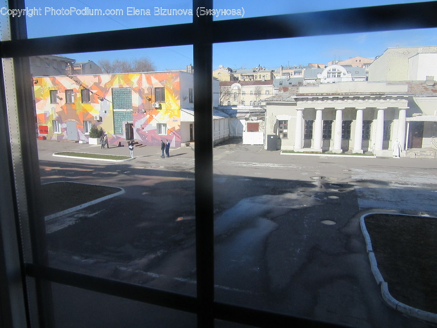 Building, Neighborhood, Urban, Art, Modern Art