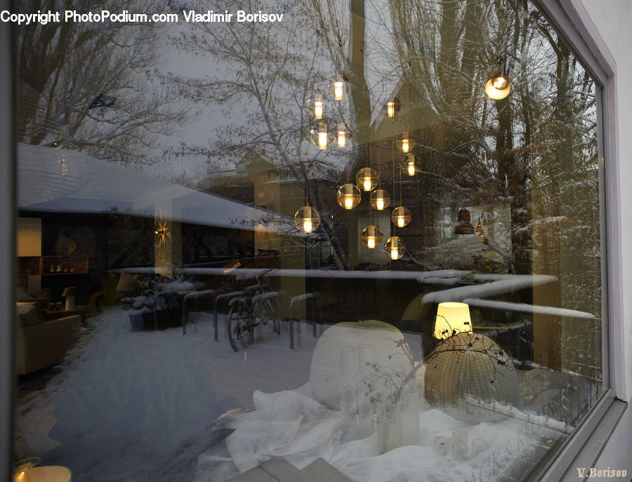 Blizzard, Outdoors, Snow, Weather, Winter, Lighting, Indoors