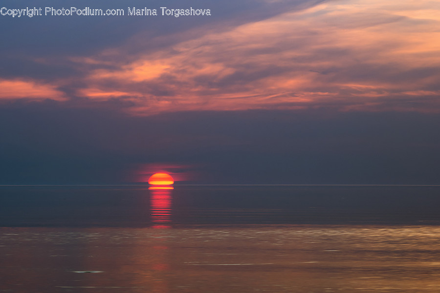 Dawn, Dusk, Nature, Outdoors, Red Sky