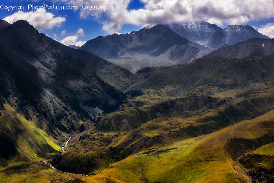 Mountain, Nature, Outdoors, Crest, Mountain Range