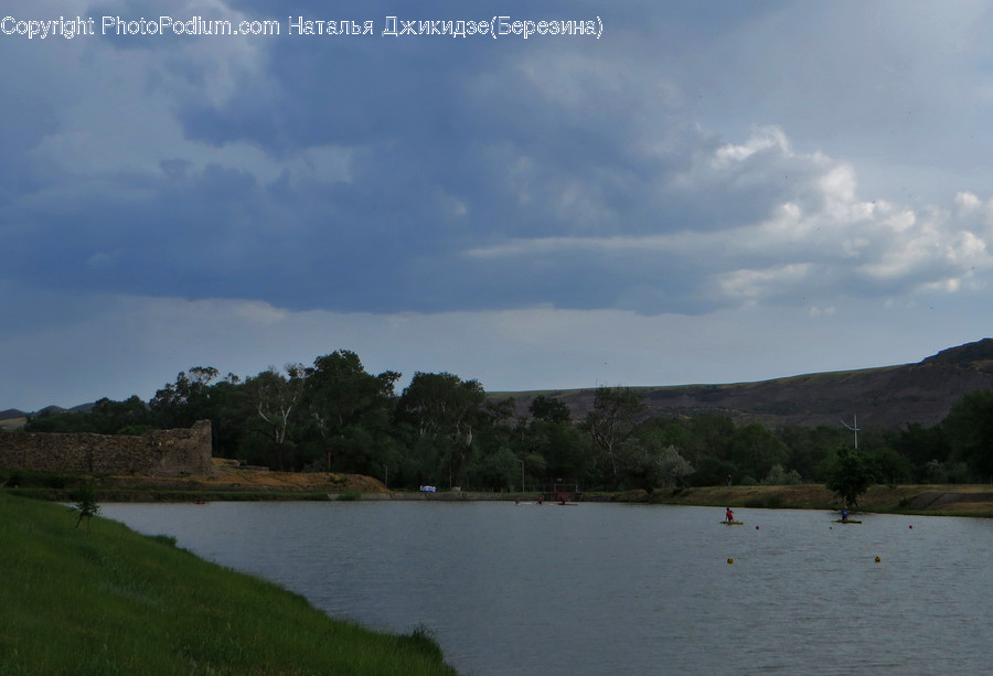 Lake, Outdoors, Water, Cloud, Cumulus