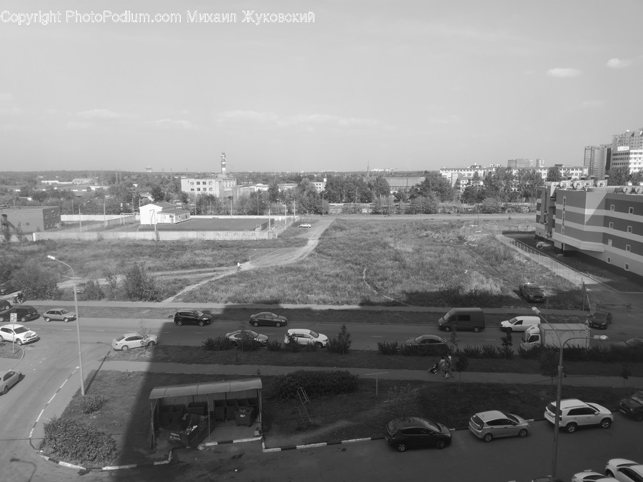 Building, City, Town, Urban, Intersection