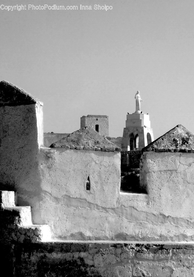 Architecture, Building, Castle, Brick, Wall