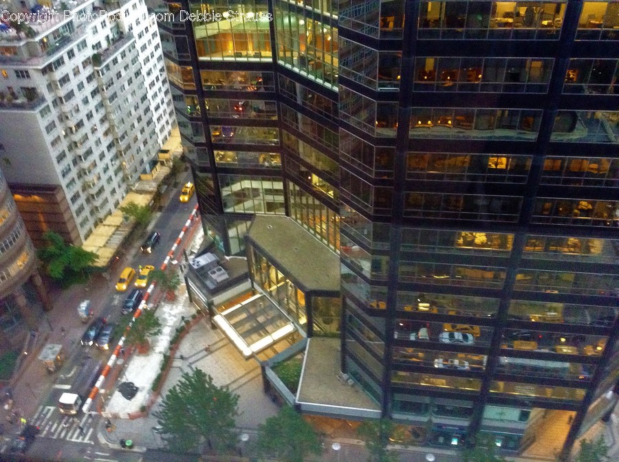 Building, Housing, Warehouse, Bench, City