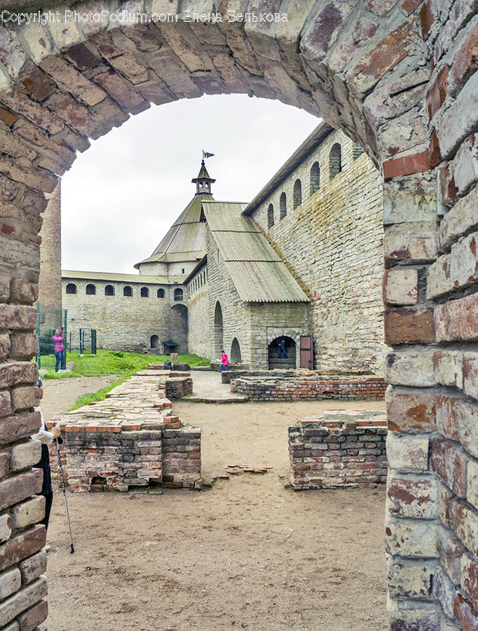 Brick, Architecture, Building, Castle, Fort