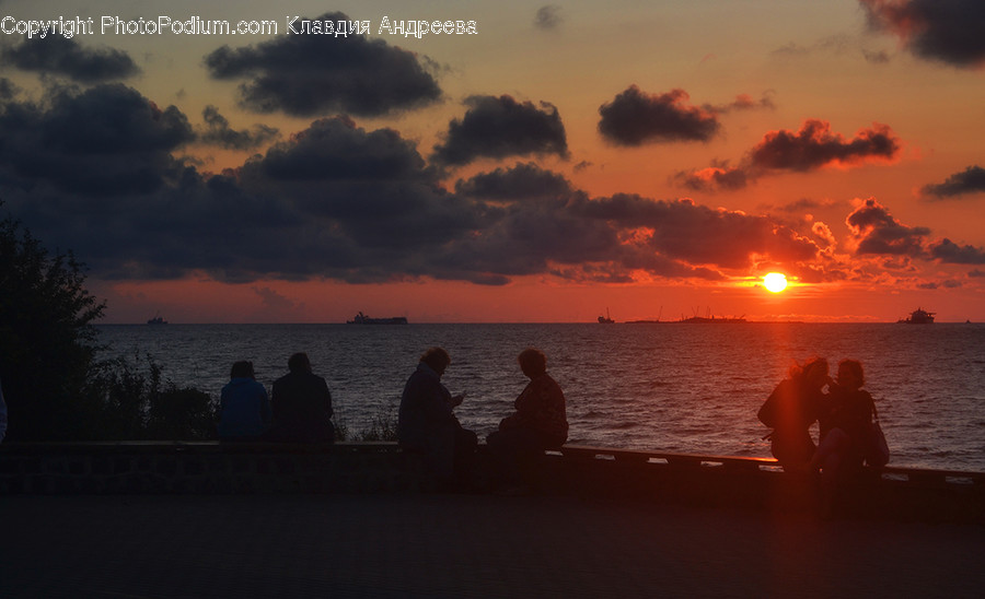 Human, People, Person, Dawn, Dusk