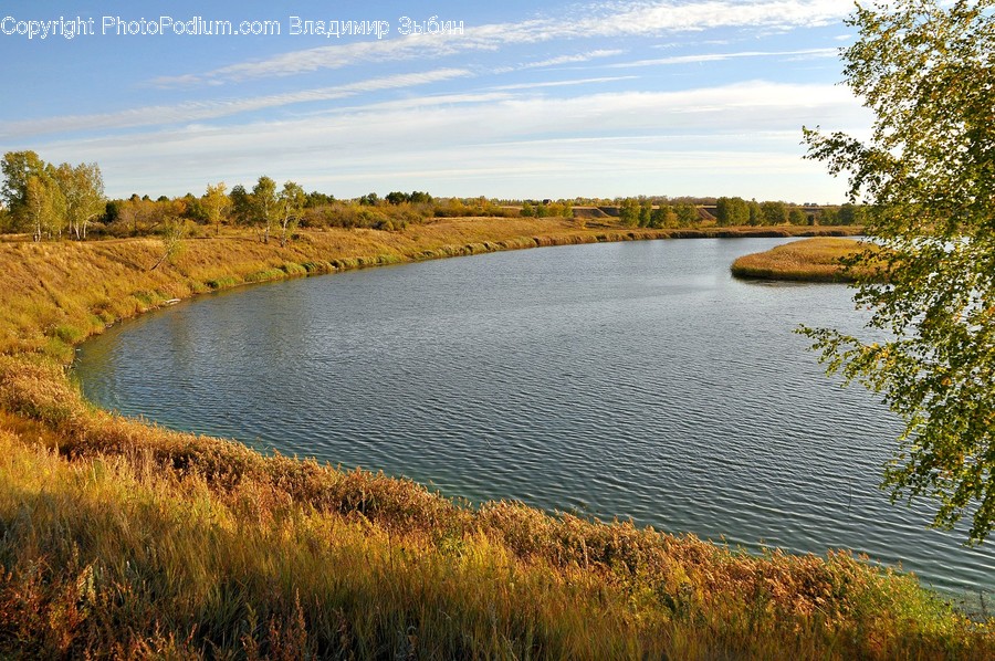 Lake, Outdoors, Water, Canal, Pond