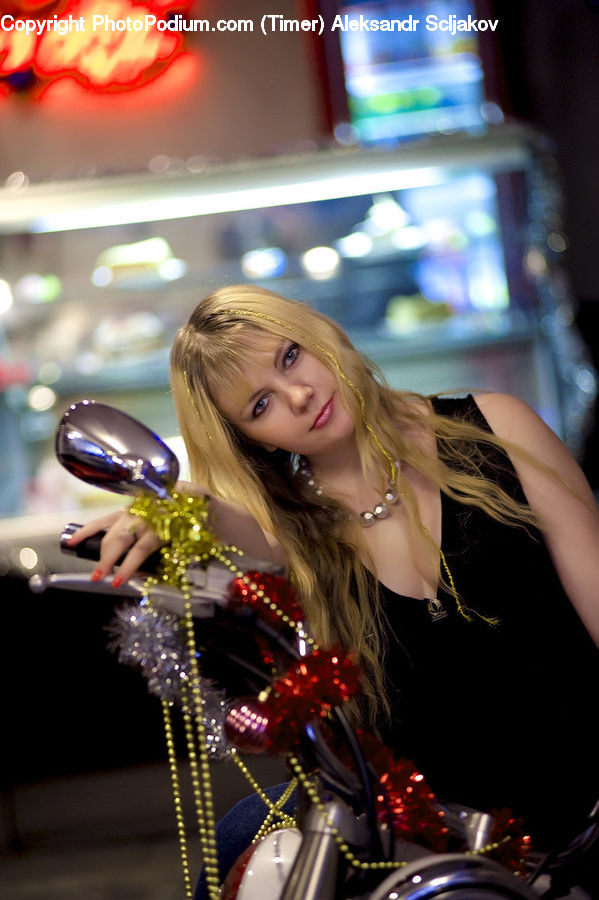 People, Person, Human, Blonde, Female, Woman, Bling