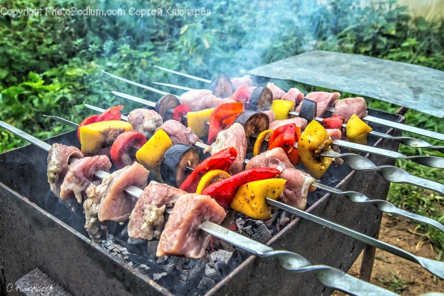 Bbq, Food, Seafood, Bowl, Art