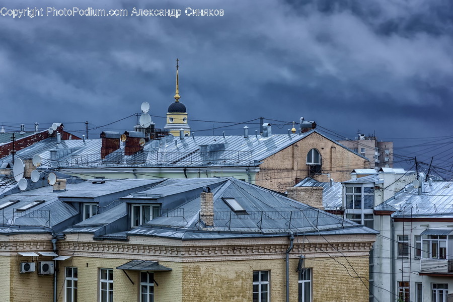 Antenna, Electrical Device, Roof, Architecture, Building