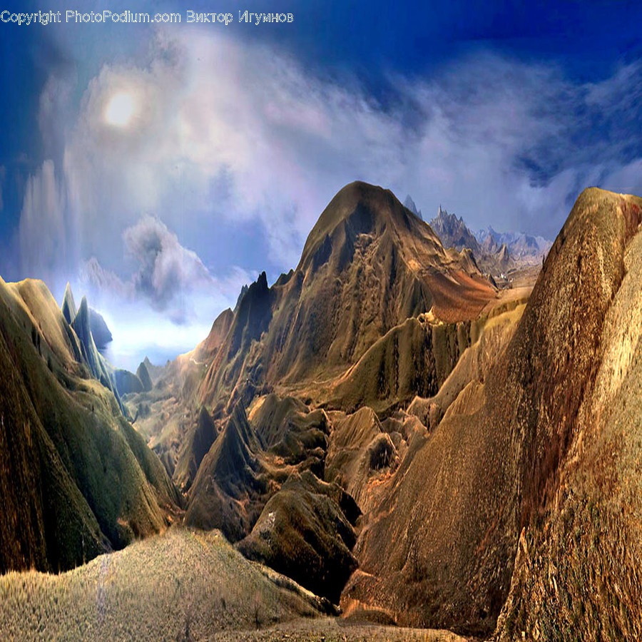 Mountain, Mountain Range, Nature, Outdoors, Plateau