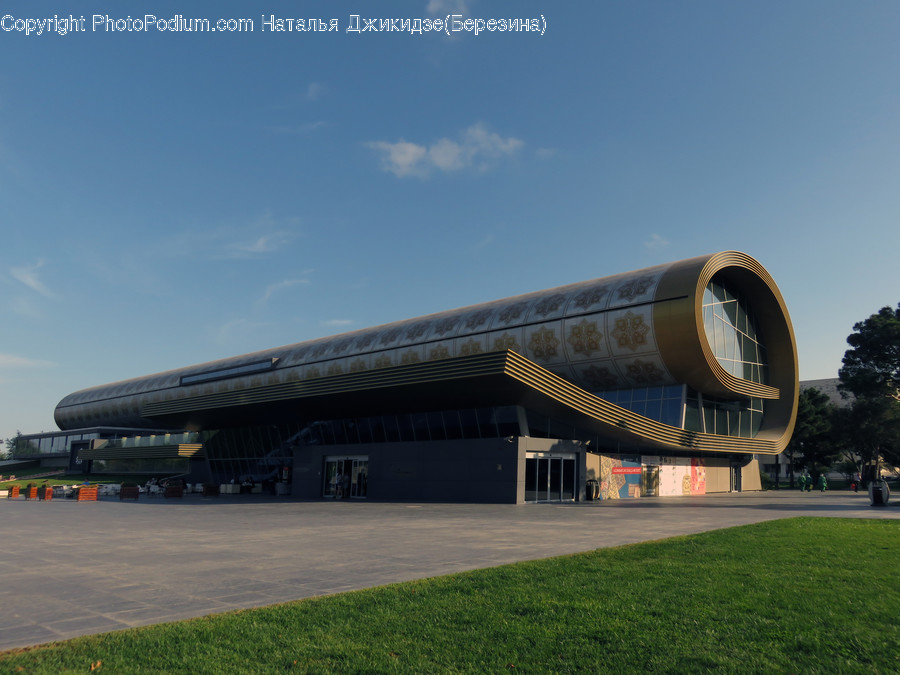 Building, Office Building, Architecture, Convention Center, Aircraft