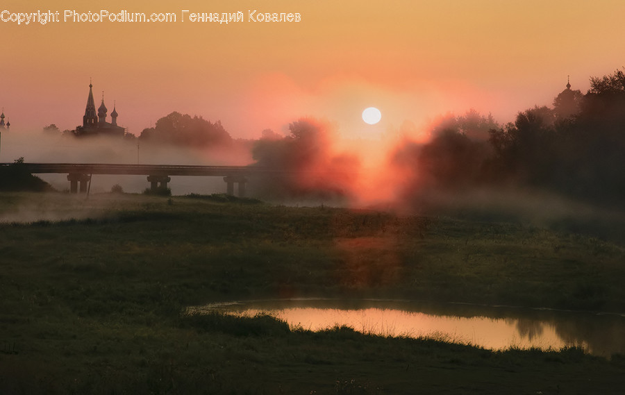 Dawn, Dusk, Nature, Outdoors, Red Sky