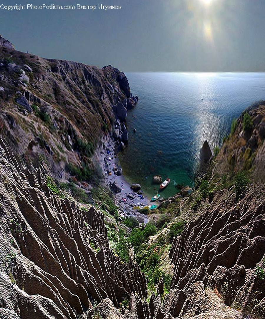 Cliff, Outdoors, Coast, Nature, Ocean