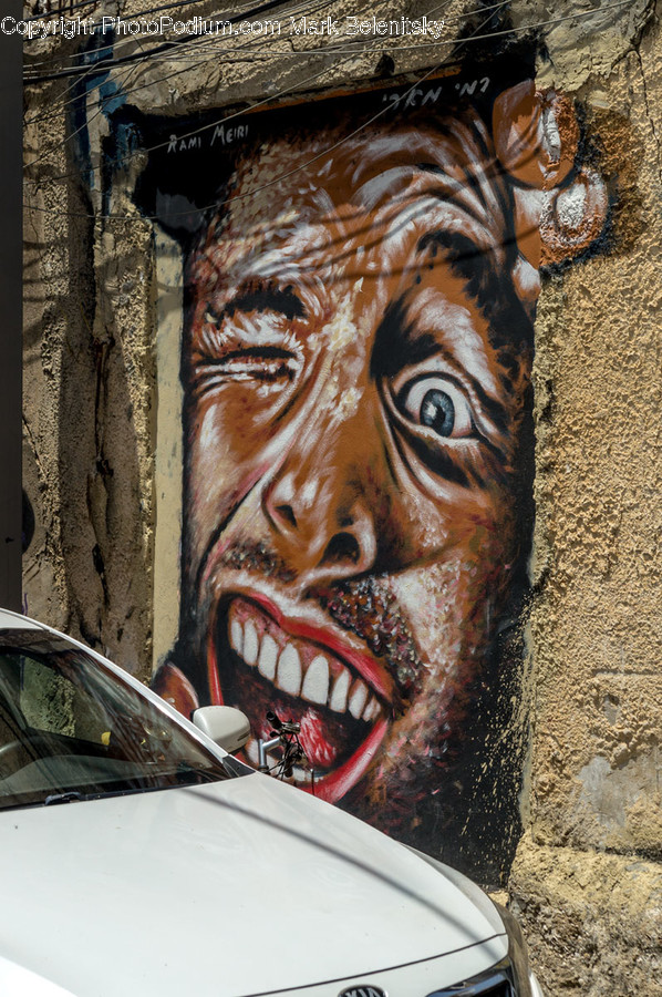 Face, Human, Person, Graffiti, Art