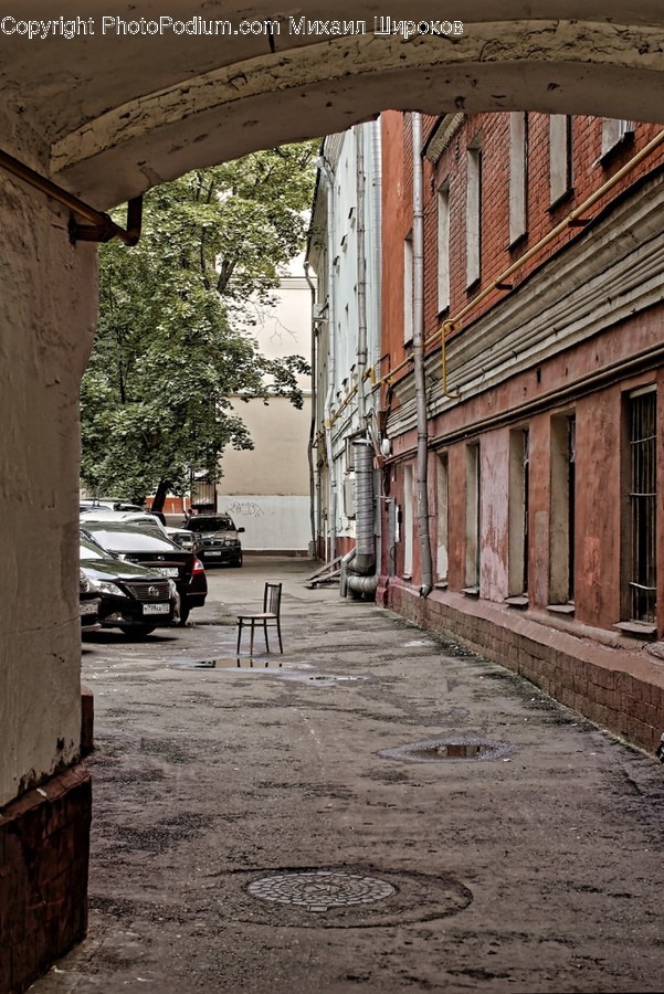 Automobile, Car, Transportation, Vehicle, Alley