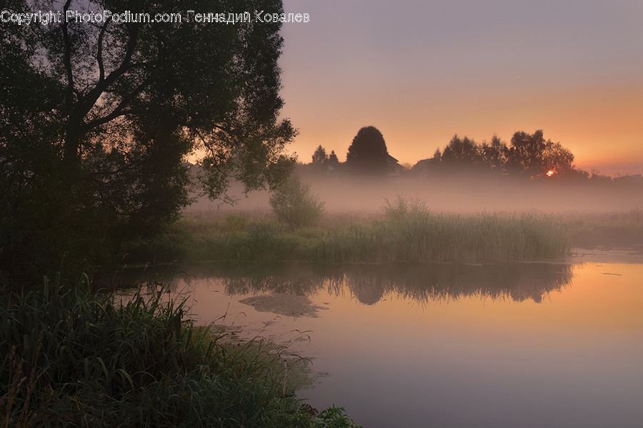 Dawn, Dusk, Nature, Outdoors, Red Sky