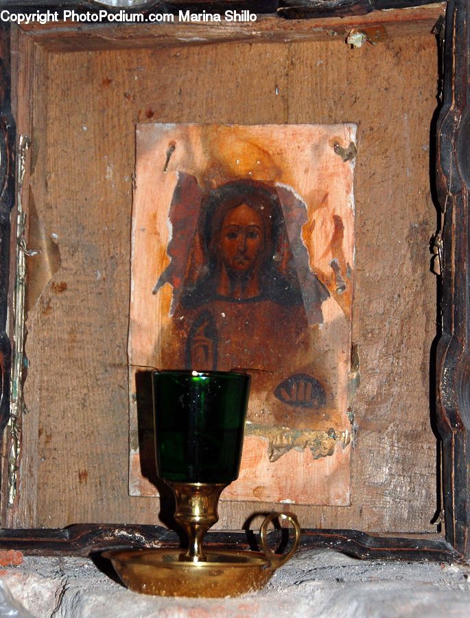 Glass, Person, Portrait, Selfie, Pot, Pottery, Art