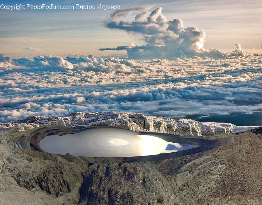Crater, Mountain, Nature, Outdoors, Volcano