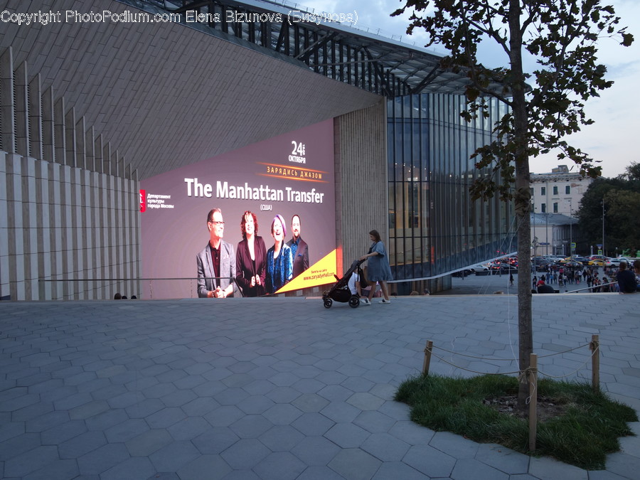 Path, Pavement, Sidewalk, Walkway, Billboard