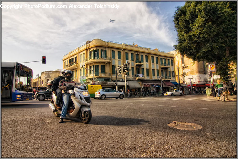Scooter, Vehicle, Bus, Motor, Motorcycle, Motor Scooter, Vespa