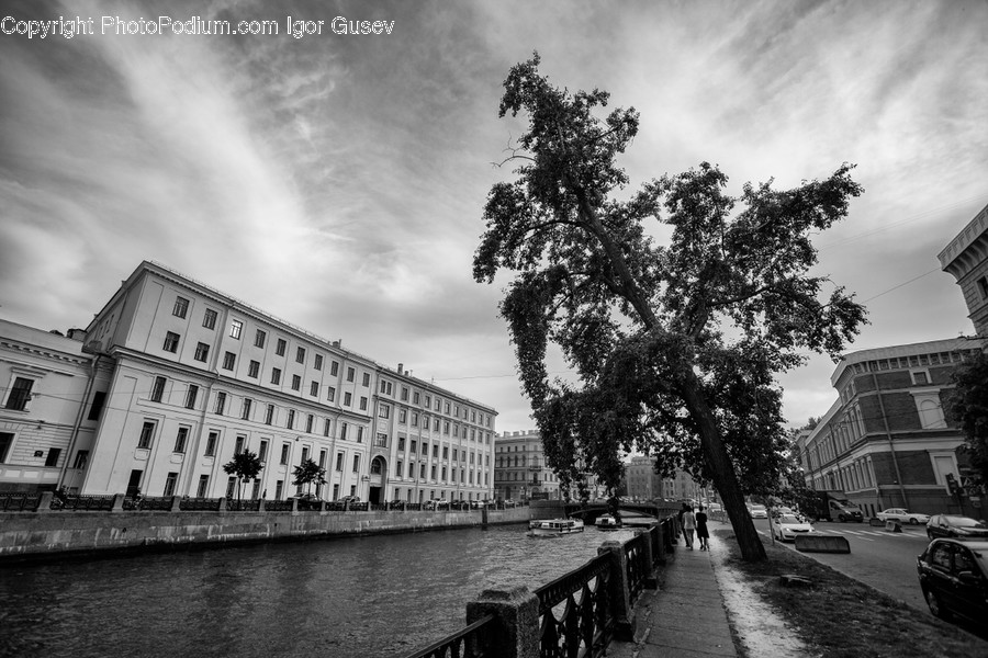 Canal, Outdoors, Water, Urban, Building