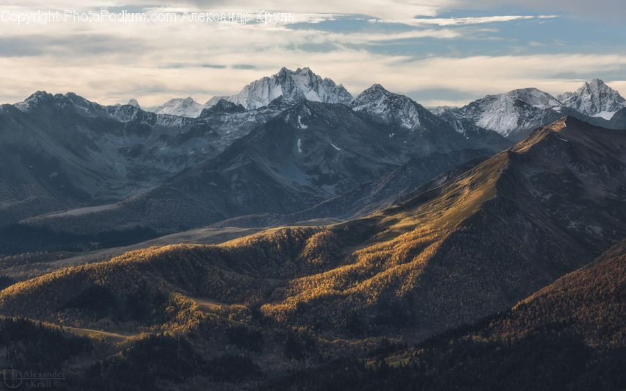 Crest, Mountain, Mountain Range, Nature, Outdoors