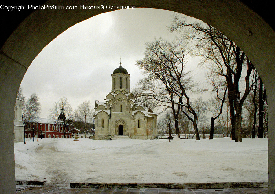 Architecture, Building, City, Downtown, Plaza